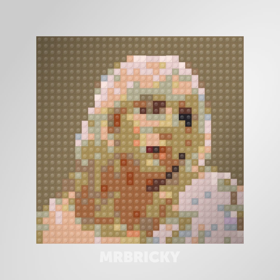Billie Eilish - Happier Than Ever - Brick art vinyl album cover