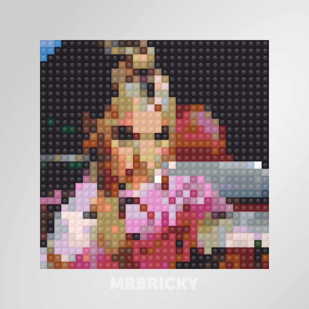 Dua Lipa - Future Nostalgia - Brick art album cover display