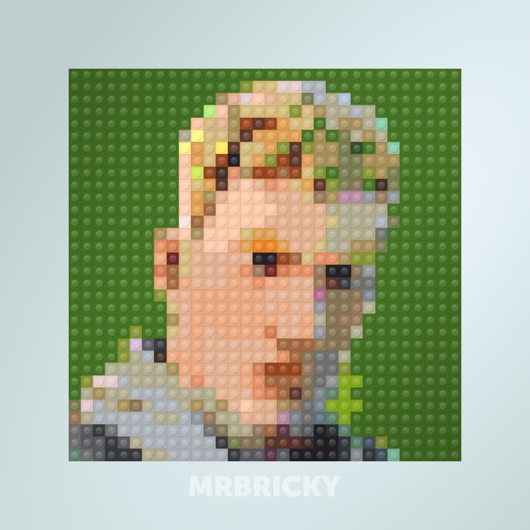 Fortnite - Jonesy - Brick art display