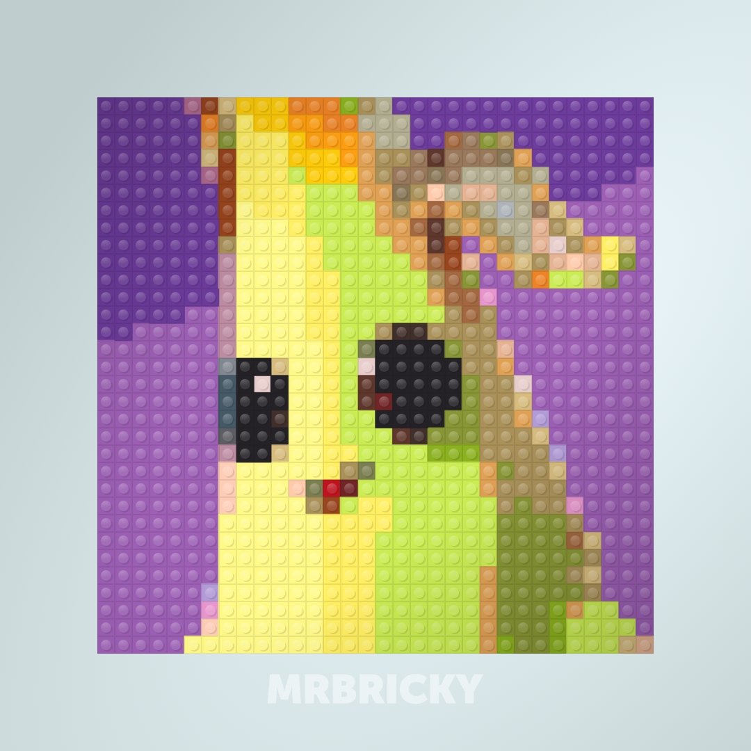 Fortnite - Peely - Brick art display