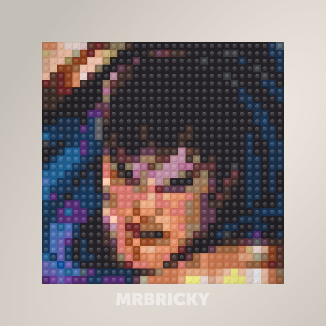 League of Legends - Garen - Brick art display