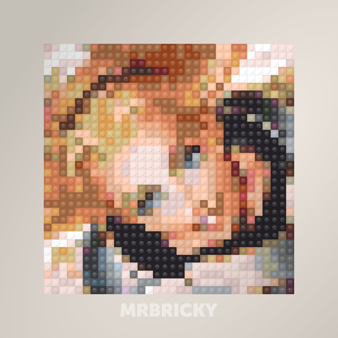 League of Legends - Lux - Brick art display