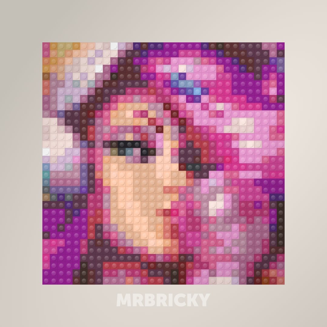 League of Legends - Miss fortune - Brick art display
