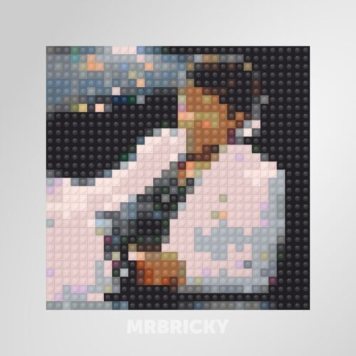 Michael Jackson - Beat it - Brick art album cover