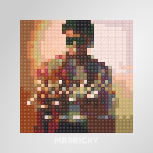 Michael Jackson - Michael - Brick art album cover