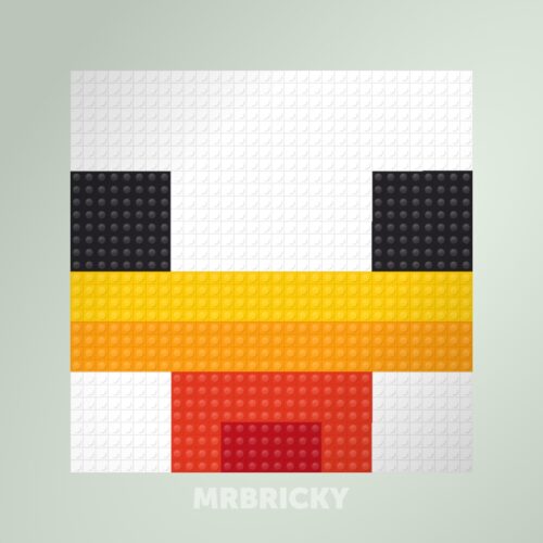 Minecraft - Chicken - Brick art display