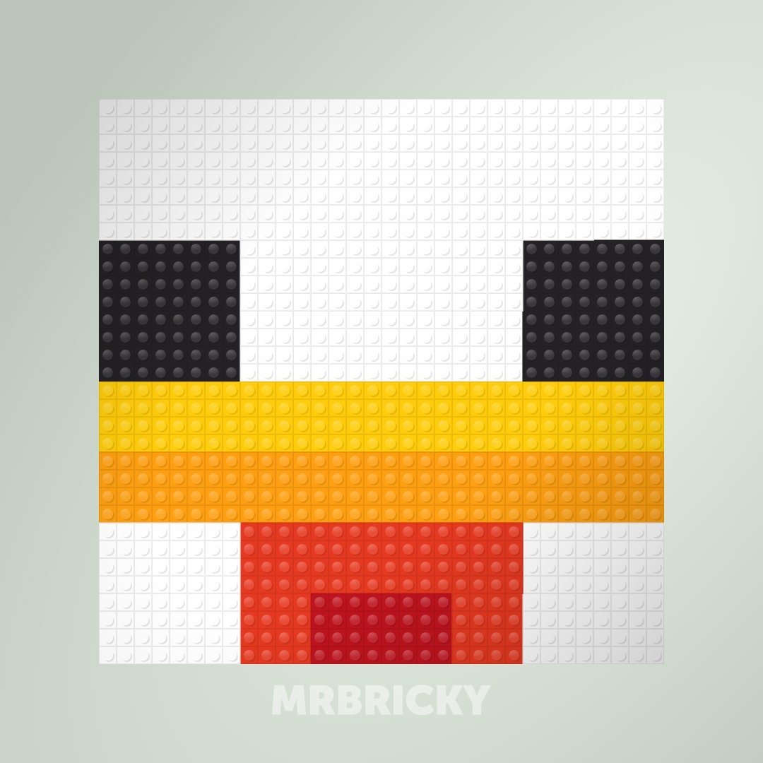 Minecraft - Chicken - Brick art display