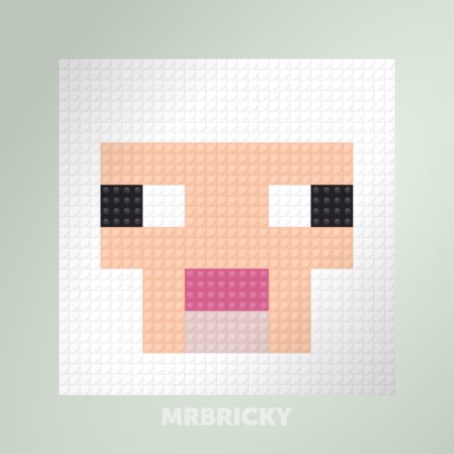 Minecraft - Sheep - Brick art display