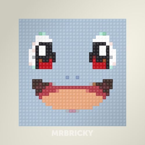 Pokémon - Squirtle - Brick art display