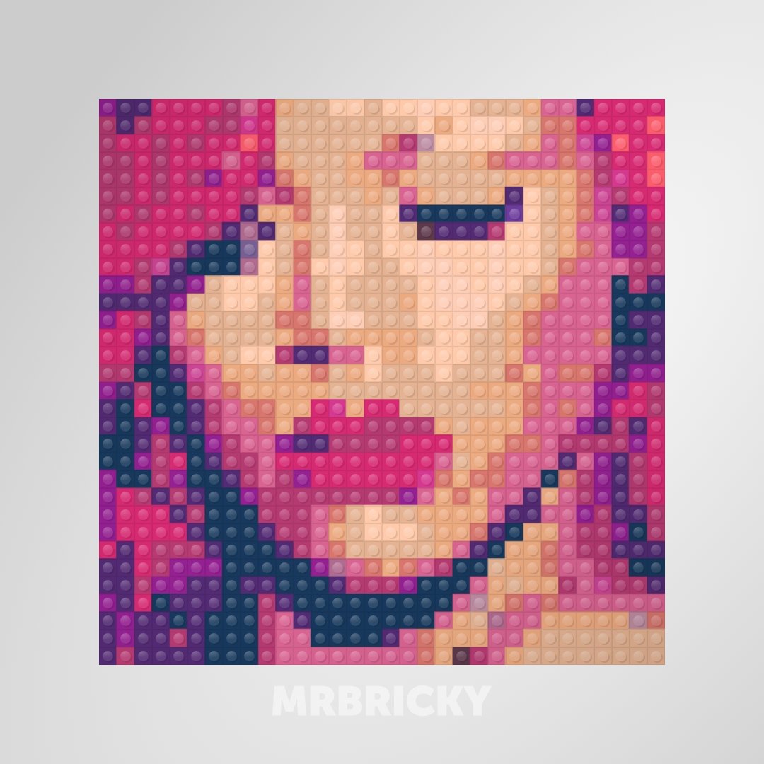Rihanna - Loud - Brick art album cover display