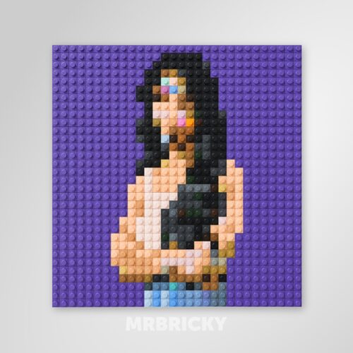 Olivia Rodrigo - SOUR - Brick art album cover