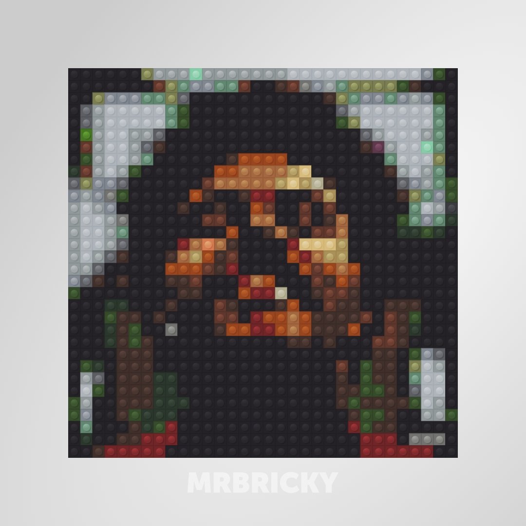The Weeknd - Blinding lights - Brick art